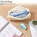 Purbert Pencil Bag Pen Case, Soft Corduroy Small Pencil Pouch Organizer with Zipper, Cute Pencil Case Pouch Stationery for Girls and Boys – Apricot