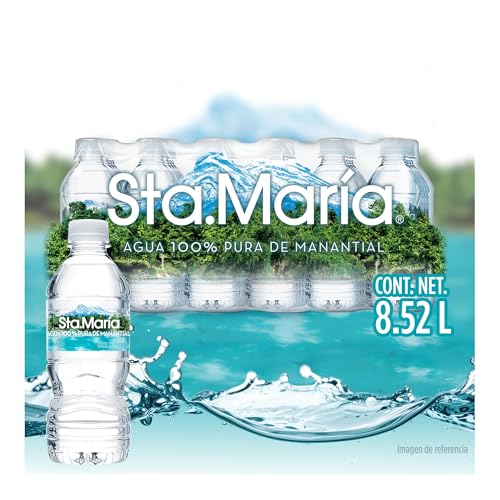 botellas de agua pequeñas marca SANTA MARIA