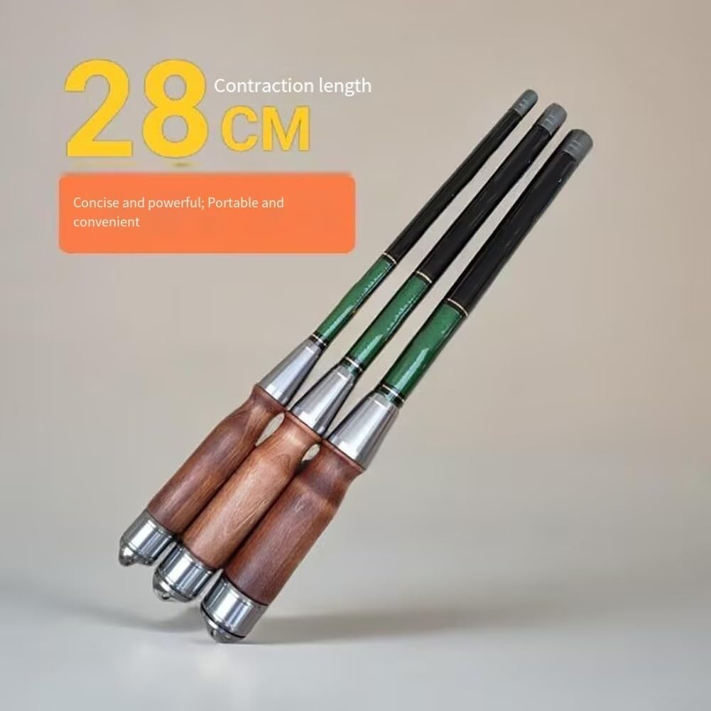 Pour Ultra-Compact, Pour Mini Canne à Pêche 12M-18m Léger En Fibre De Carbone Voyage Pole Portable 28Cm Stockage Sensible, Pour Poche Pêche Vert