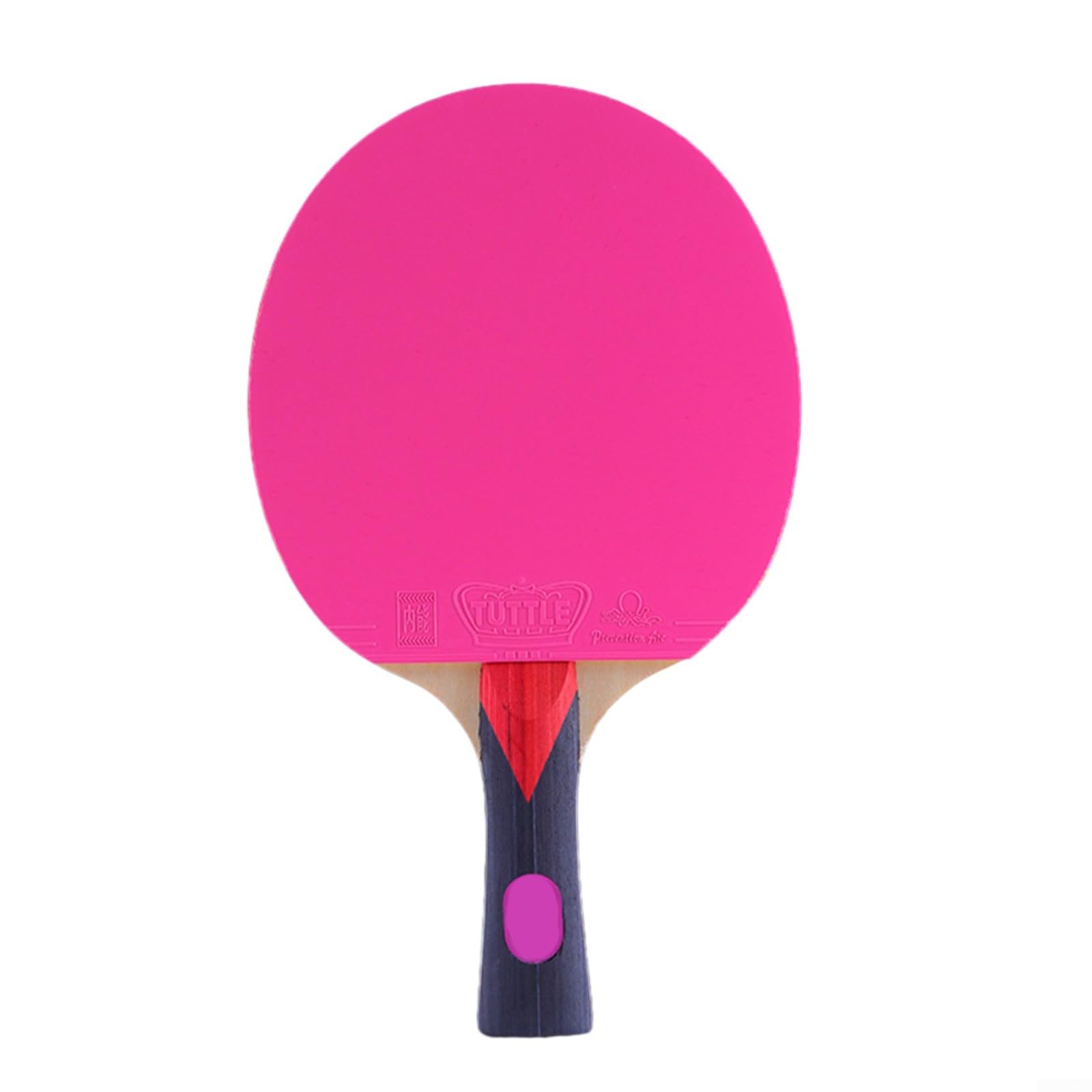 Raquette de tennis de table avec sac de rangement 7 plis en bois, poignée confortable, ultra légère, de qualité professionnelle, fiable et durable