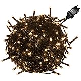 VOLTRONIC LED Lichterkette, innen und außen, IP44, Modell- und Farbwahl, 50 LEDs, warmweiß