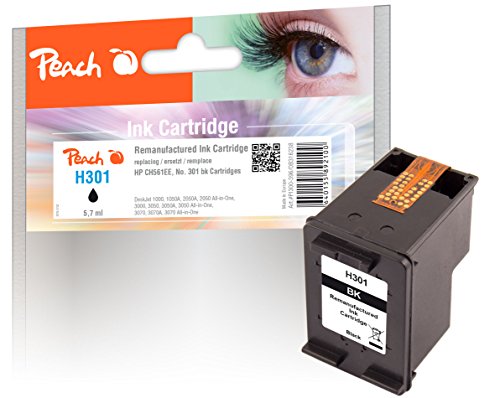 TĂŞte d'impression Peach noire, compatible avec HP No. 301, CH561EE