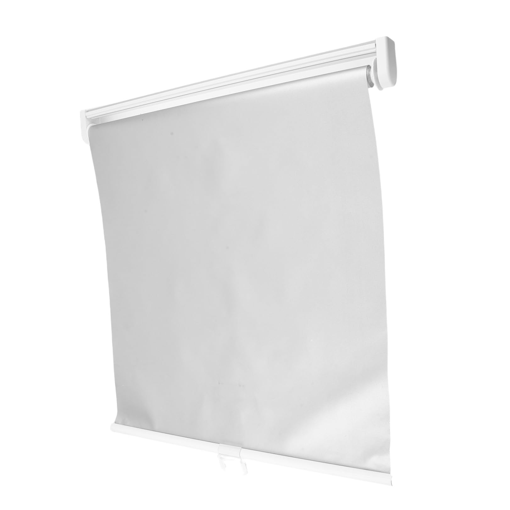 Zerodeko Tenda Rullo Oscurante senza Corda, Tenda Avvolgibile Termica in Poliestere e Metallo, Bianca, Protezione Uv, per Porta e Finestra, Casa Ufficio, Sicura e Animali