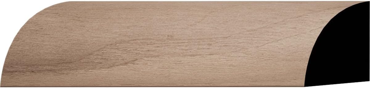 WM107 - Americraft Quarter Round Moulding, Solid Hardwood, 5/8"D x 5/8"W x 96"L, Stain Grade Walnut