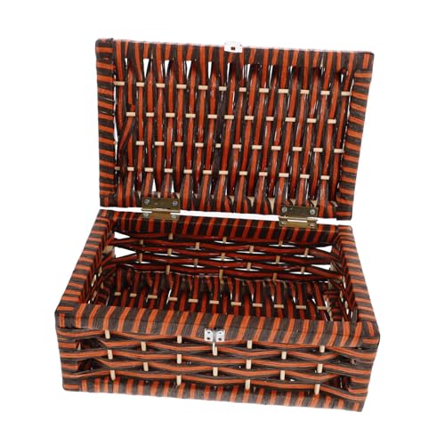 Alipis Caja De Almacenamiento De Ratán Caja Almacenaje Decoración Cajas Organizadoras Baul Almacenaje Cajas Almacenaje Cestas Almacenaje Coffee Rota