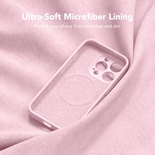 Image of Magnetic for iPhone 16 Pro Max Case Silicone Chalk Pink
