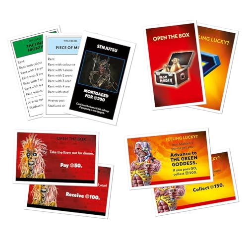 Monopoly Iron Maiden edición coleccionista juego de mesa miniatura 7