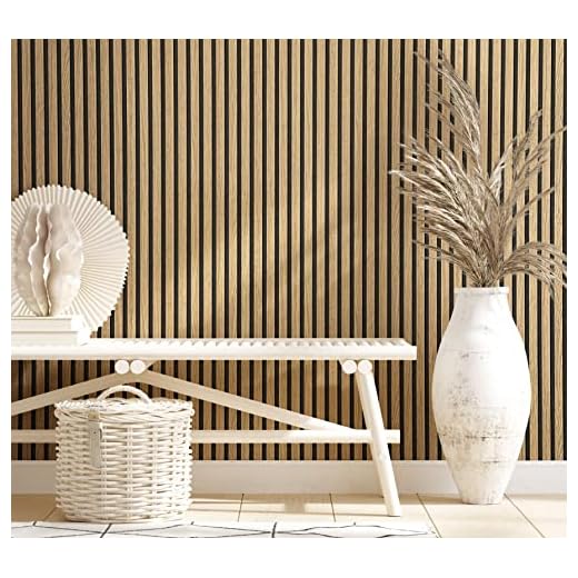 Papel pintado madera roble marrón efecto tablas de madera 3D para dormitorio o salón fabricado en Alemania 10,05 x 0,53m