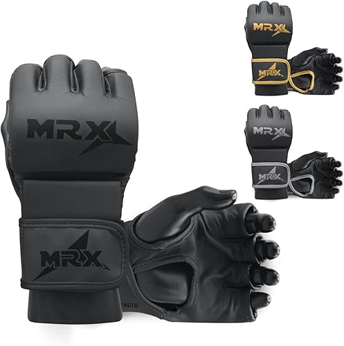 Miniatura 10 de MRX MMA - Guantes de boxeo para hombre, guantes de boxeo de boxeo, entrenamiento de kickboxing y combate, guantes de boxeo, guantes de boxeo,