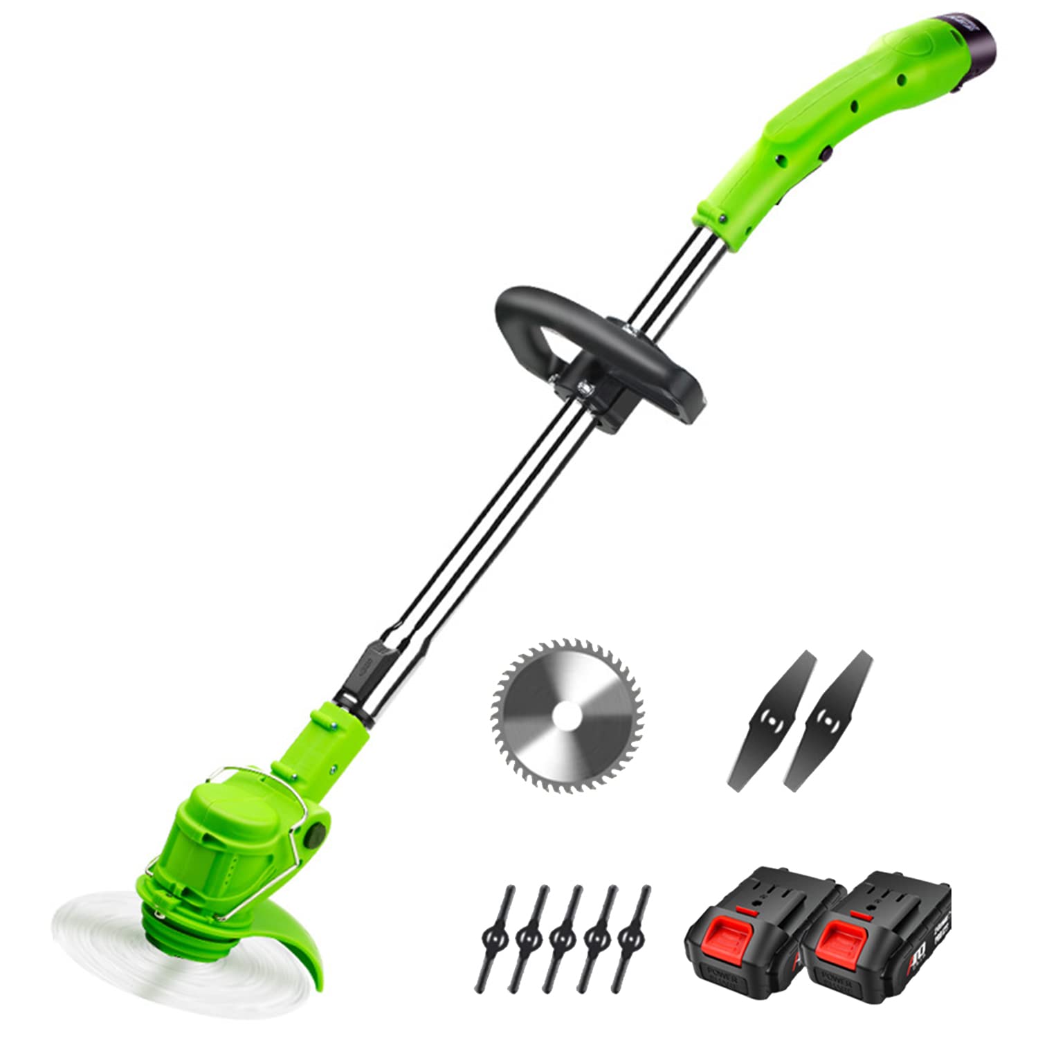 Photo 1 of 3-in-1 Multi-Functional Garden Trimming Tool, Weed Wacker Battery Powered, Brush Cutter Lawn Mower Edger Tool, Lawn Care for Home Yard Decor
