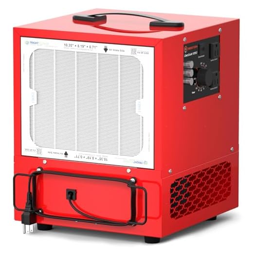 Abestorm Tabletop Dust Collector for Woodworking, Portable Double-sided Intake Air Filtration Systems, Movable Air Filter with Timer Function, Ideal for Garage Works Shop and Room Renovations