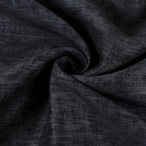 Tela de lino de textura de dos tonos suave paño de lino puro para coser vestido material de revestimiento por el metro verde blanco azul