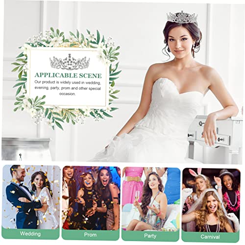 Joyas para mujer collar pendientes boda y tiara duradera para fiestas compromiso 6