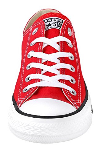 Converse Chuck Taylor All Star Shoes (M9696) Low Top in Red, 10 Mens / 12 Womens, Red2