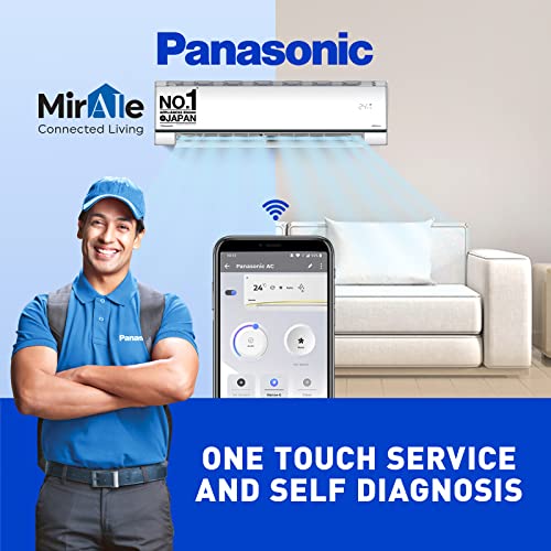 Image of Panasonic 7 in 1 Convertible 1.5 Ton 4 Star Inverter Split Smart AC with Amazon Alexa and Google Assistant Support (2023 Model, Copper Condenser, CS /CU-AU18ZKY4F)