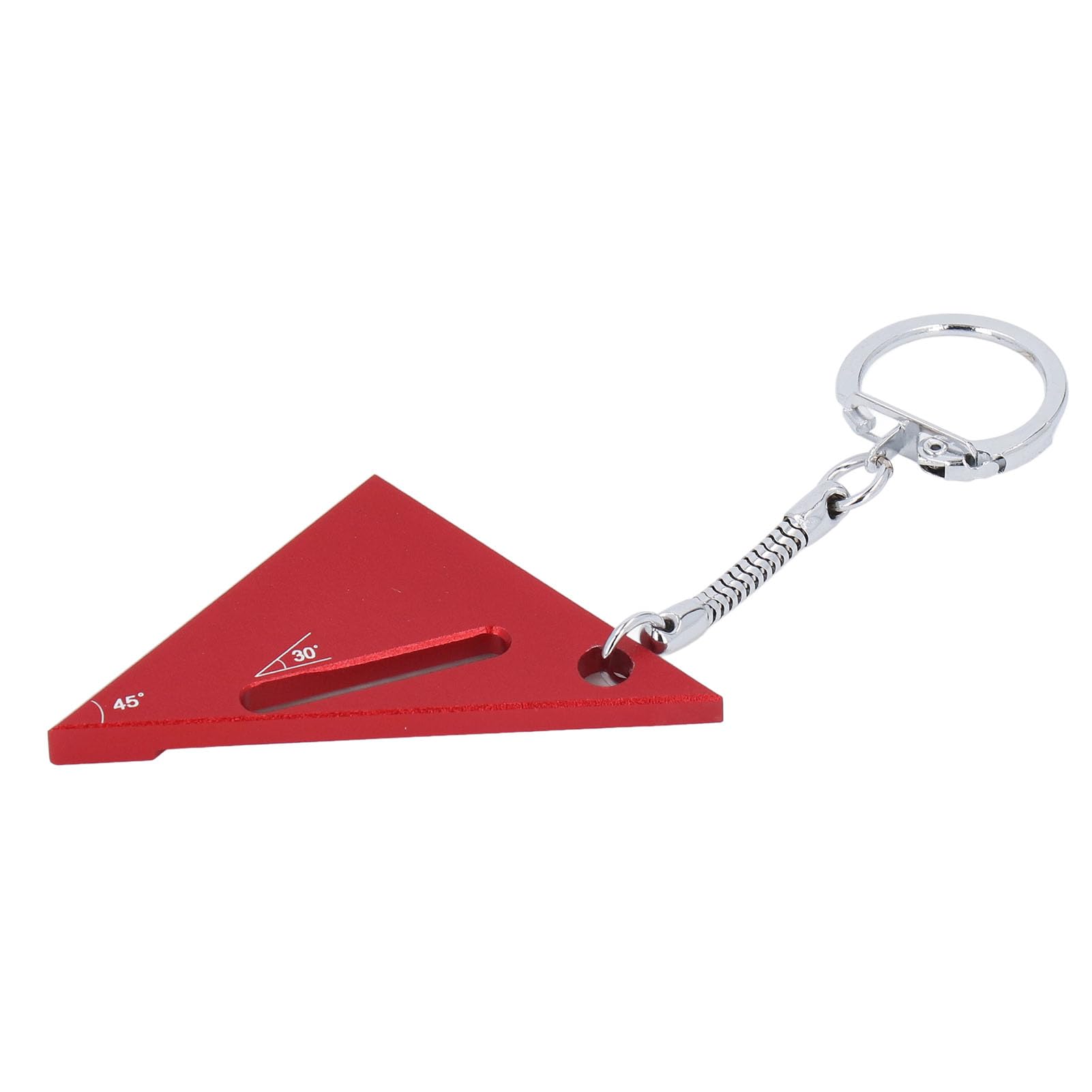 Righello Triangolare Professionale per la Lavorazione del Legno, in Lega di Alluminio, con tacche di misurazione a 90, 45 e 30 Gradi.