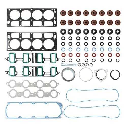 Image of AUCERAMIC HS26192PT-5 Cylinder Head Gasket Set Compatible with 2008-2020 GMC Savana 2500 3500 4500 Chevy Express 2500 3500 4500 Suburban 2500 3500 HD 6.0L 12589227