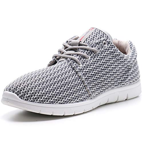 Alpine Swiss Kilian Fashion Sneakers Lightweight Trainers Lace Up Casual Shoes, 11 D(M) US, Gray
