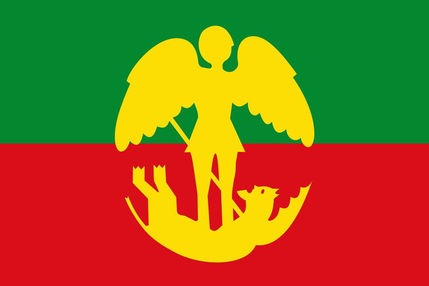 Drapeau Brussel vlag anti-effilochage grand format paysage pour vent fort