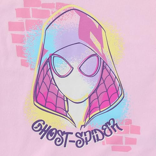 Image of Marvel Spider-Gwen Ghost Spider Girls Short Sleeve T-Shirt and Shorts Set for Big Kids