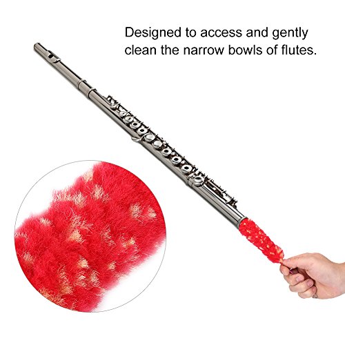 Flute Cleaning Brush Soft Nylon Flute Cleaning Brush Saver Cleaner Flute Swab Tools for Woodwind Flute Parts - Image 2