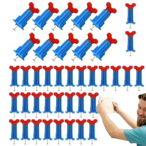 Strumento livellatore per piastrelle, kit di livellamento per piastrelle -Strumenti riutilizzabili per la regolazione delle piastrelle del pavimento a parete,Set di composti livellanti per pa