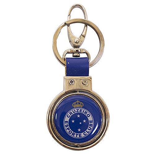 Chaveiro com Enfeite de metal Redondo - Cruzeiro