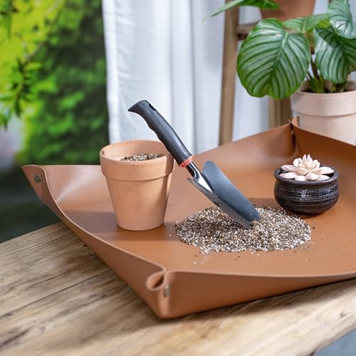Tapis de rempotage étanche 66,8x99,8 cm tapis de jardinage pliable pour fleurs