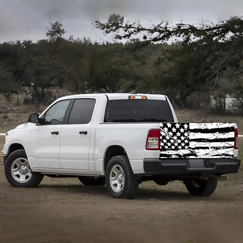Image of Truck Tailgate Wraps Decal - 66x23.6 in America Flag Decal Graphics Tailgate Decals for Trucks, Tailgate Wraps for Trucks,Truck Tailgate Graphics - Tailgate Decal-29