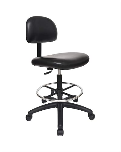 CHAIR MASTER - Silla de trabajo de altura de banco alto para laboratorios, salas de examen, consultorios de médicos y dentistas. Fácil de limpiar!