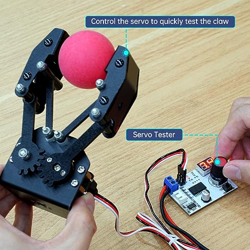 LewanSoul Mechanical Claw Robot Gripper Grabber Pickup Robot DIY, BigClaw Without Servo - Image 5