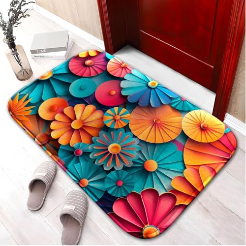 Tapis de bain en mousse à mémoire ultra absorbant lavable L