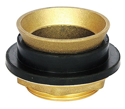 Toilet Spud, Full Open, 1-1/2 x 1-1/2 in