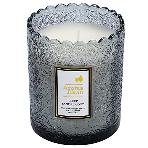 Aroma Jikan アロマキャンドル SleepSandalwood スリープサンダルウッド 白檀の香り オリエンタル系 200g 35時間 安眠 天然素材 ソイワックス バレンタイン ホワイトデー Aroma Jikan アロマキャンドル SleepSandalwood スリープサンダルウッド 白檀の香り オリエンタル系 200g 35時間 安眠 天然素材 ソイワックス バレンタイン ホワイトデー