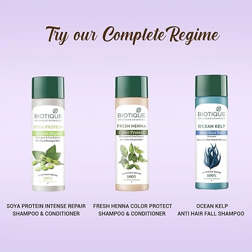 Miniatura 7 de Biotique Champú voluminizador de corteza de nogal bio para cabello fino y adelgazante 4.1 fl oz 4.05 oz. I make hair healthy, sedoso, brillante y