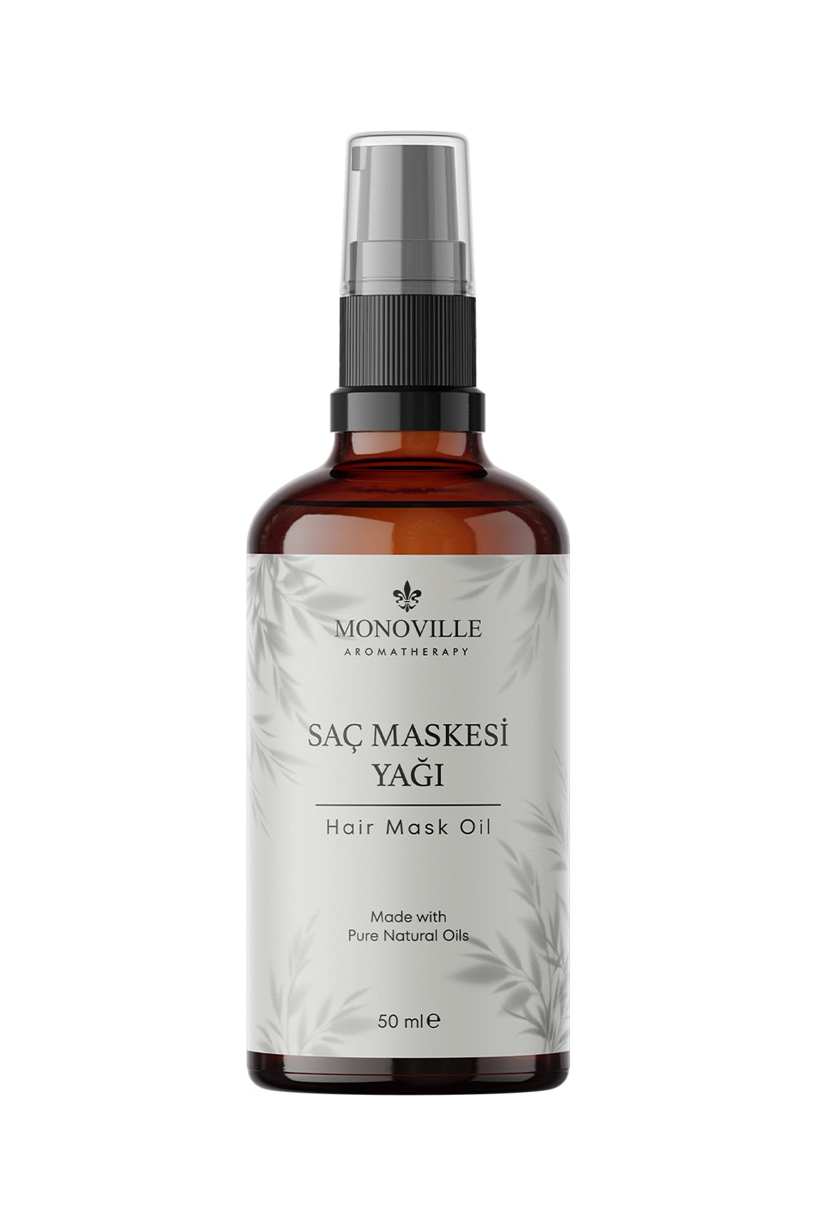 Monoville Saç Maskesi Yağı 50 ml Cam Şişede%100 Saf ve Doğal (Hair Mask Oil)