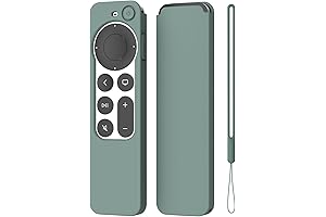 Apple TV Remote Case 3rd Generation with Anti-Slip Silicone Cover and Lanyard