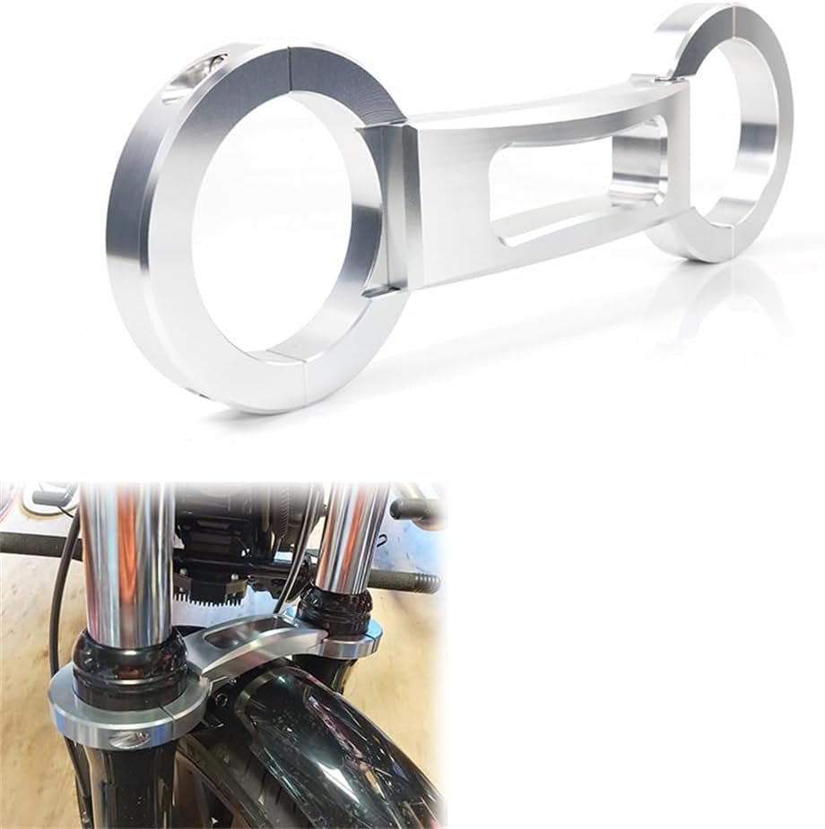 Xitomer Aftermarket 49mm Fork Brace, Fit for Dyna Street Bob FXDB 06-17, FXDL/FXDLS/FXLR 2006-2021, Super Glide FXD/FXDI/FXDI35 2006-2010, V-Rod VRSCA/VRSCB/VRSCAW 02-10 (49mm)