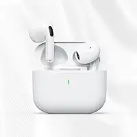 Fone De Ouvido Sem Fio Bluetooth 5.3 Compatível Todos Celulares Com Microfone e Redução de Ruído Wireless Academia Corrida Musicas Graves Potentes Controle Touch Linha Premium -