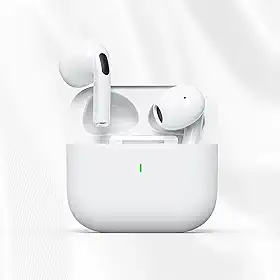 Fone De Ouvido Sem Fio Bluetooth 5.3 Compatível Todos Celulares Com Microfone e Redução de Ruído Wireless Academia Corrida Musicas Graves Potentes Controle Touch Linha Premium -
