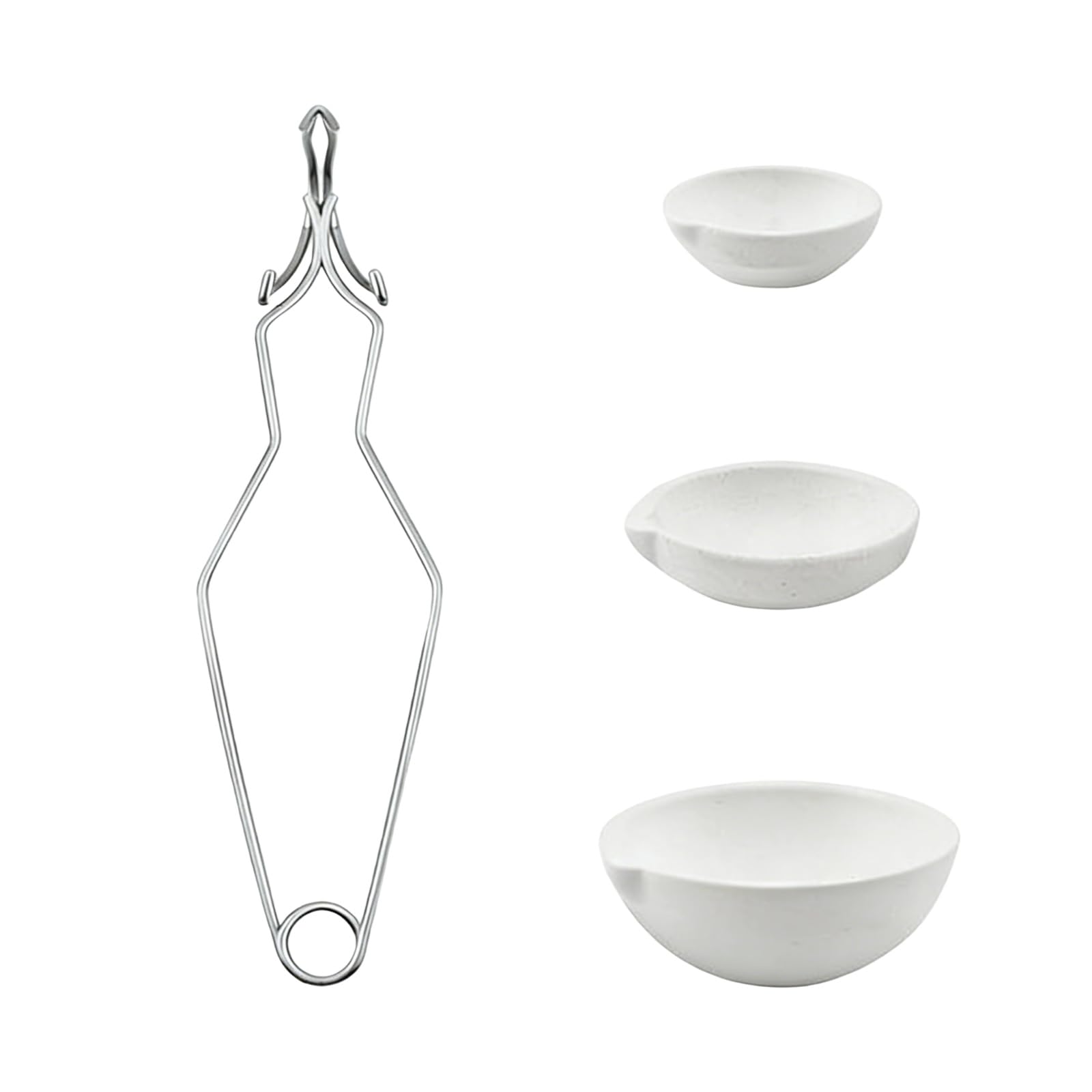 NEWFT Quartzs Melting with Steel Tongs for Jewelry Crafting Metal Recycling and Projects