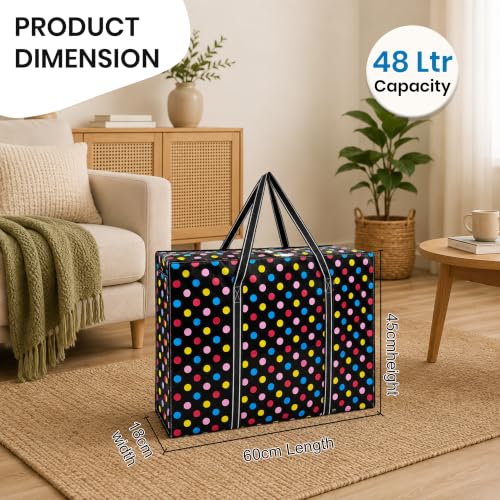 Image of Storite 2 Pack 48 L Multi-Purpose Heavy Duty Underbed Storage Bag