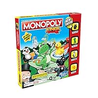 Monopoly Junior Board Game for Kids, Family Game for 2-4 Players Aged 5 and Up