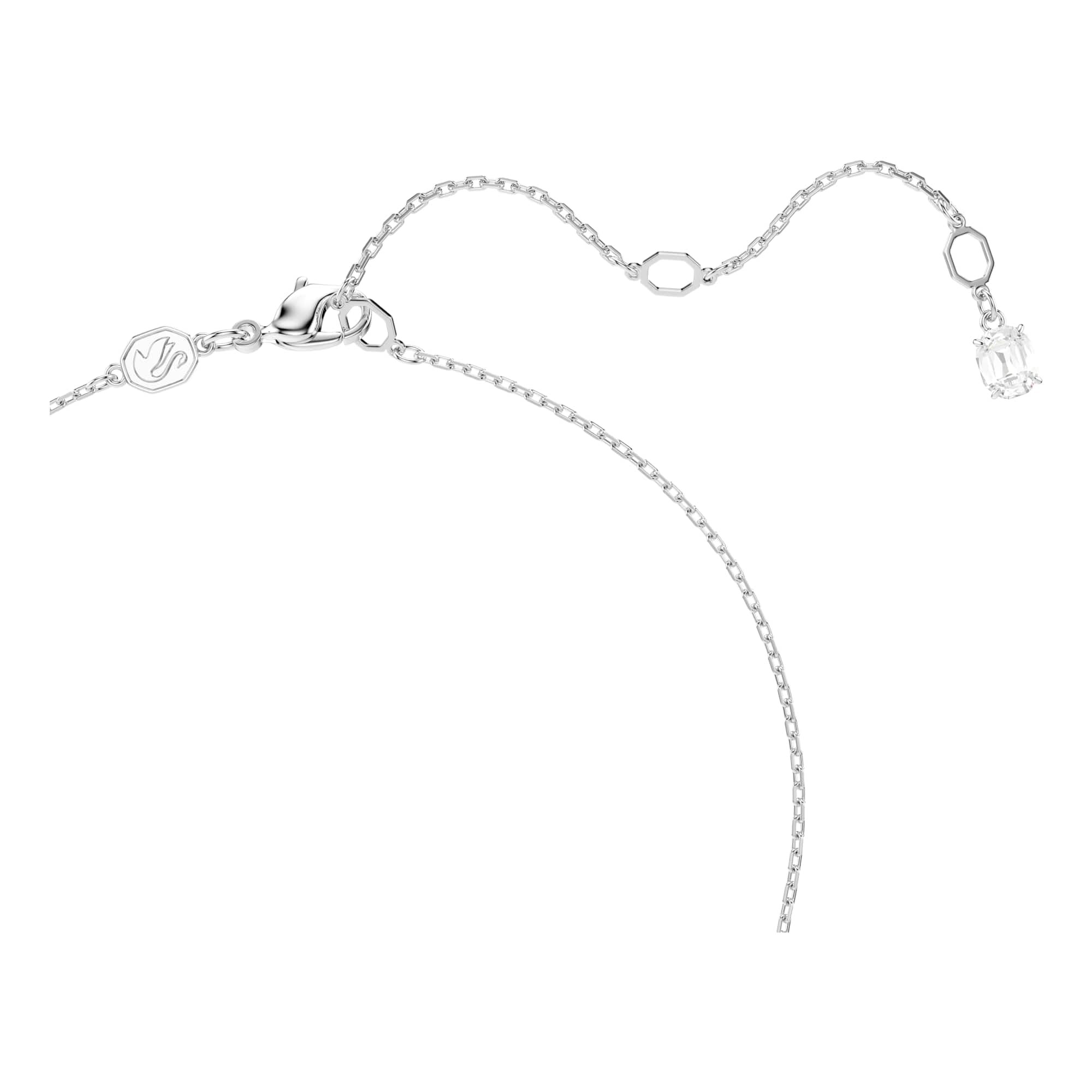 Swarovski Matrix Collezione, tailles mixtes, bleu, plaqué rhodium