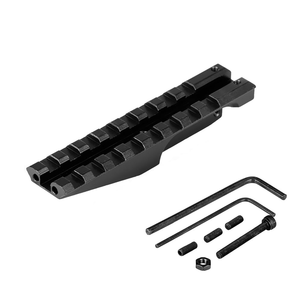 APLUSGEAR 3.9'' Long 10 Slots Low Profile Rails Standard for 1913 Picatinny Rail Mount Scope Sight Adapter Base