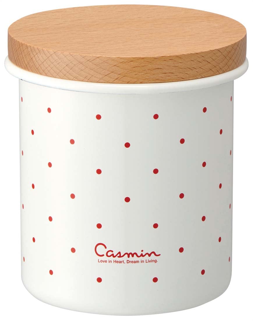 Amazon｜スケーター (skater) ホーロー キャニスター 木蓋 750ml