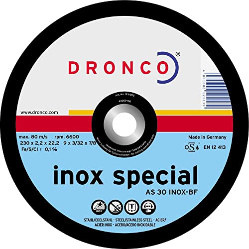 Disco de corte metal AS 30 T INOX 125 mm coupe nette acier