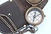 NEOVIVID Engravable Compass, Pocket Compass, Brass Compass with Leather Carry Case, Pirates Compass, Gift Compass, Camping Compass