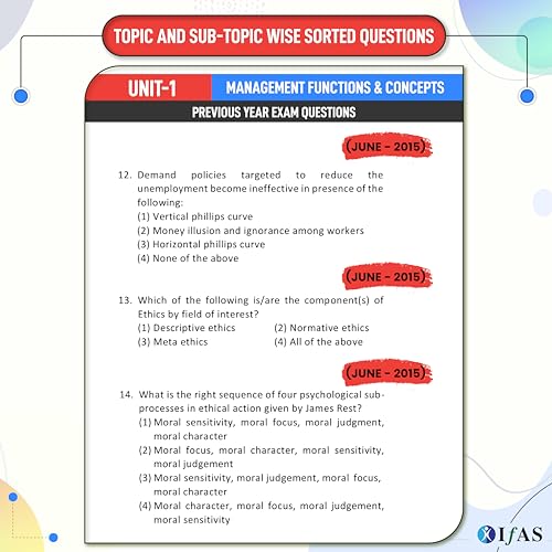Image of UGC NET Management Book 2026 | 13 Years Previous Year Solved Papers ( 2014 - Jan 2026 ) with Detailed Solutions | Topic wise Paper 2 PYQ Book for UGC NET Management Exam | IFAS