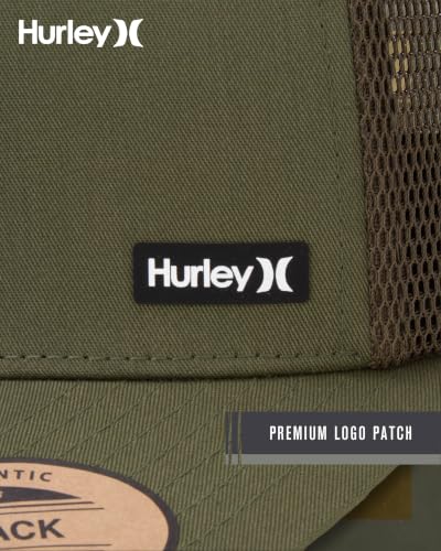 Image of Hurley Men's Caps - H2O-Dri League Baseball Caps for Men with Snapback Closure - Classic Mens Trucker Hats (S-XL)